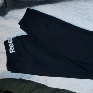 Reebok black exercise pants